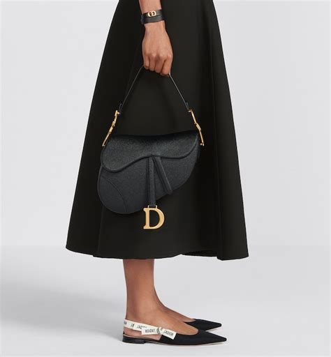 dior pierced bag|Dior crinkle effect saddle bag.